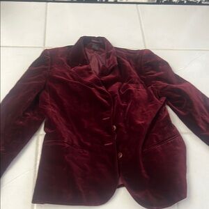 Velvet Burgundy Women's Jacket